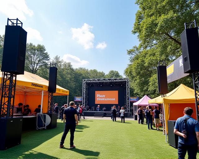 Asistencia técnica para eventos al aire libre